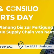 SAP und CONSILIO Experts Day: Von Planung bis Fertigung – die digitale Supply Chain von heute (Konferenz | Ratingen) SAP und CONSILIO Experts Day: Von Planung bis Fertigung – die digitale Supply Chain von heute (Konferenz | Ratingen)