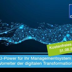 Fachgespräch: KI-Power für Ihr Qualitätsmanagement – Vorreiter der digitalen Transformation (online) (Webinar | Online)
