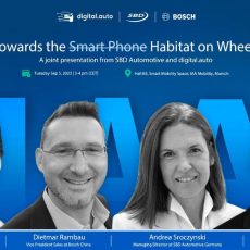 SBD & digital.auto diskutieren das Thema „Towards the Habitat on Wheels“ auf der (Vortrag | München) SBD & digital.auto diskutieren das Thema „Towards the Habitat on Wheels“ auf der (Vortrag | München)