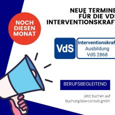 Interventionskraft VdS – Zertifikatslehrgang mit Prüfung (Seminar | Sankt Augustin)