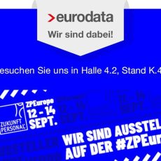 Messe: eurodata präsentiert edtime auf Zukunft Personal Europe (Messe | Köln)