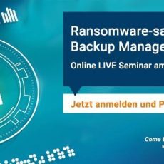 Online LIVE: Ransomware-safe Backup Management (Schulung | Online)