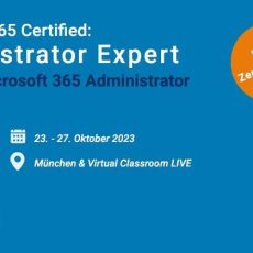 Microsoft MS-102 – Jetzt anmelden und Platz sichern! (Seminar | München) Microsoft MS-102 – Jetzt anmelden und Platz sichern! (Seminar | München)