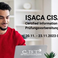 ISACA CISA Certified Information Systems Auditor Prüfungsvorbereitungskurs (Seminar | Online) ISACA CISA Certified Information Systems Auditor Prüfungsvorbereitungskurs (Seminar | Online)