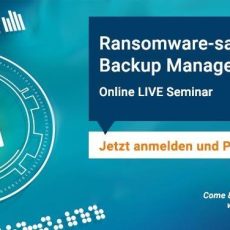 Für Kurzentschlossene am 27.11.2023: Ransomware-safe Backup Management (Schulung | Online)