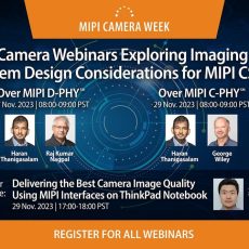 MIPI Camera Week 2023 – Webinar-Reihe zur CSI-2 Kamera Schnittstelle (Webinar | Online)