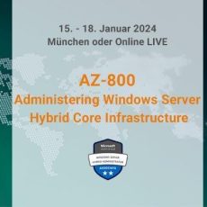 AZ-800 Administering Windows Server Hybrid Core Infrastructure (Associate) (Schulung | Online)