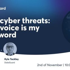 New cyber threats: your voice is my password (Webinar | Online) New cyber threats: your voice is my password (Webinar | Online)