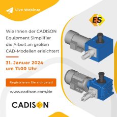 Wie Ihnen der CADISON Equipment Simplifier die Arbeit mit großen CAD-Modellen erleichtert (Webinar | Online) Wie Ihnen der CADISON Equipment Simplifier die Arbeit mit großen CAD-Modellen erleichtert (Webinar | Online)