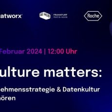 Data Culture matters: Warum Unternehmensstrategie und Datenkultur zusammengehören (Webinar | Online) Data Culture matters: Warum Unternehmensstrategie und Datenkultur zusammengehören (Webinar | Online)