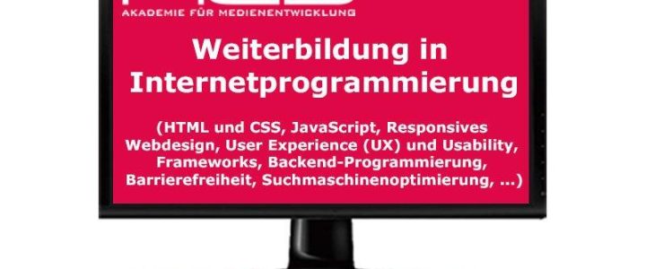 geförderte Fortbildung für Programmierer in Webdesign – Internetprogrammierung (Schulung | Berlin)