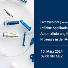 Rehm LIVE WEBINAR Applikation/Dosierung:Automatisierung f. herausf. Prozesse i. d. Medizintechnik (Webinar | Online)