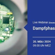 Rehm LIVE WEBINAR Dampfphasenlöten (Webinar | Online)