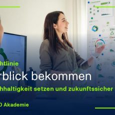 ESG-Seminar für den Mittelstand – Erfüllung der neuen regulatorischen Pflichten (Webinar | Online)