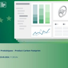 Ökodesign – Digitaler Produktpass – Product Carbon Footprint (Webinar | Online)