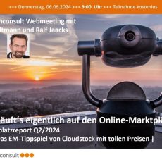 Ralf Jaacks und Leo Faltmann: Online-Marktplätze: Trends und Entwicklungen. (Webinar | Online)