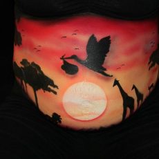 Bodypainting – Babybauch-Special (Unterhaltung / Freizeit | Bad Sulza)