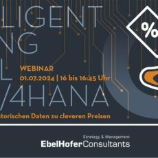 Intelligent Pricing. Von historischen Daten zu cleveren Preisen (Webinar | Online)