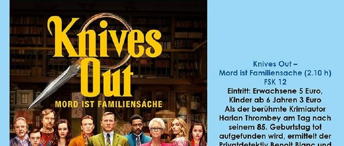 SommerKino – Knives Out – Mord ist Familiensache (Unterhaltung / Freizeit | Pasewalk)