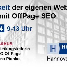 Sichtbarkeit der eigenen Website steigern mit OffPage SEO (Seminar | Hannover)