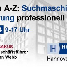 SEO von A bis Z: Suchmaschinenoptimierung professionell (Seminar | Hannover)