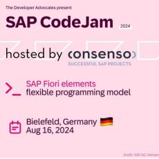 SAP CodeJam „Fiori Elements Flexible Programming Model“ (Seminar | Bielefeld)
