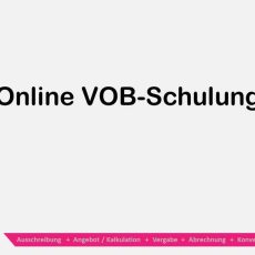 Online-VOB-Schulung (Vortrag | Online)
