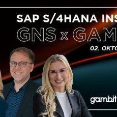 SAP S/4HANA Insight – GNS x GAMBIT (Vortrag | Online)