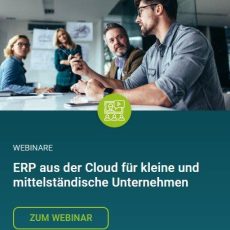 Kostenfreies Webinar: „ERP aus der Cloud für kleine und mittelständische Unternehmen“ (Webinar | Online)