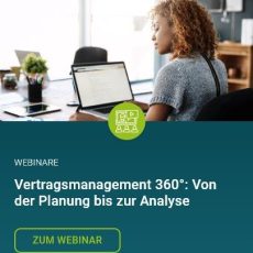 Kostenfreies Webinar: „Vertragsmanagement leicht gemacht“ (Webinar | Online)