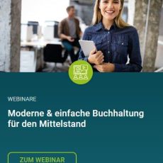 Kostenfreies Webinar: „Moderne und einfache Buchhaltung für den Mittelstand“ (Webinar | Online)