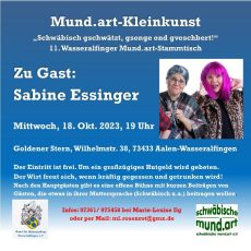 Sabine Essinger im Goldenen Stern (Unterhaltung / Freizeit | Aalen) Sabine Essinger im Goldenen Stern (Unterhaltung / Freizeit | Aalen)