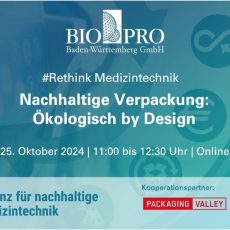 #Rethink Medizintechnik | Nachhaltige Verpackungen: Ökologisch by Design (Webinar | Online)