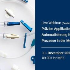 Rehm LIVE WEBINAR Applikation/Dosierung:Automatisierung f. herausf. Prozesse i. d. Medizintechnik (Webinar | Online)