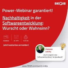 Nachhaltigkeit in der Softwareentwicklung: Wurscht oder Wahnsinn? (Webinar | Online)
