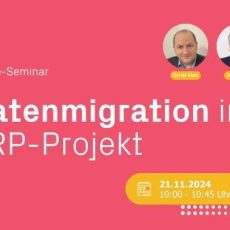 Datenmigration im ERP-Projekt (Seminar | Online)
