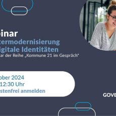 Webinar: Digitale Identitäten und Registermodernisierung (Webinar | Online)
