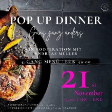 Pop Up Dinner mit Andreas Müller (Unterhaltung / Freizeit | Rollwitz)