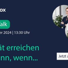 InLoox Insider Talk: Agilität erreichen Sie dann, wenn… (Webinar | Online)