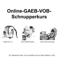 dreistündiger Online-GAEB-VOB-Schnupperkurs (Vortrag | Online)