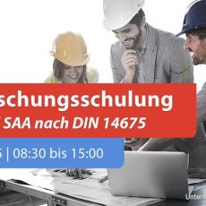 Auffrischungsschulung BMA und SAA nach DIN 14675 (Schulung | Online) Auffrischungsschulung BMA und SAA nach DIN 14675 (Schulung | Online)