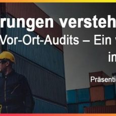 Teil 3: Vor-Ort-Audits – Ein wichtiges Instrument im Rahmen des LkSG (Webinar | Online)