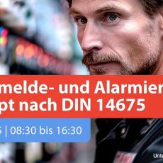 Brandmelde- und Alarmierungskonzept nach DIN 14675 (Schulung | Online) Brandmelde- und Alarmierungskonzept nach DIN 14675 (Schulung | Online)