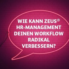 ISGUS IMPULS Digital – Wie kann ZEUS® HR-Management deinen Workflow radikal verbessern? (Webinar | Online) ISGUS IMPULS Digital – Wie kann ZEUS® HR-Management deinen Workflow radikal verbessern? (Webinar | Online)