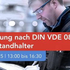 Begehung nach DIN VDE 0833-1 für Instandhalter (Schulung | Online)
