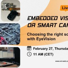 Webinar: Embedded Vision oder Smarte Kameras?  Die richtige Lösung wählen mit EyeVision (Webinar | Online)