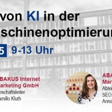 Einsatz von KI in der Suchmaschinenoptimierung (Seminar | Hannover) Einsatz von KI in der Suchmaschinenoptimierung (Seminar | Hannover)