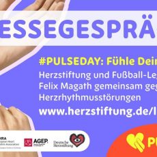 Online-Pressegespräch – #PULSEDAY: Fühle Deinen Puls! (Pressetermin | Online)