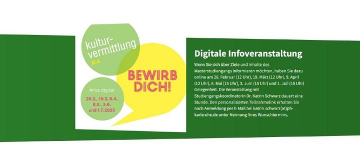 Ziele und Inhalte des Masterstudiengangs Kulturvermittlung (Sonstiges | Online)