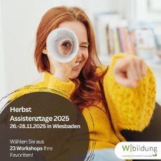 Herbst Assistenztage 2025 – Assistenzkongress in Wiesbaden (Kongress | Wiesbaden)